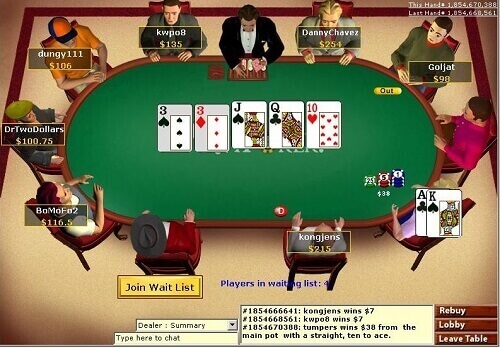 jeux de table de poker en ligne France
