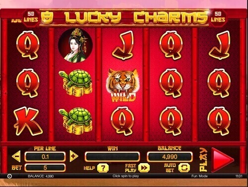 Machine à sous Lucky Charms de Cafe Casino