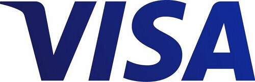 Logo Bancaire Visa-Casinos Visa et MasterCard