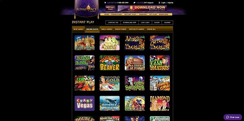 Sélection de jeux en ligne Royal Ace Casino