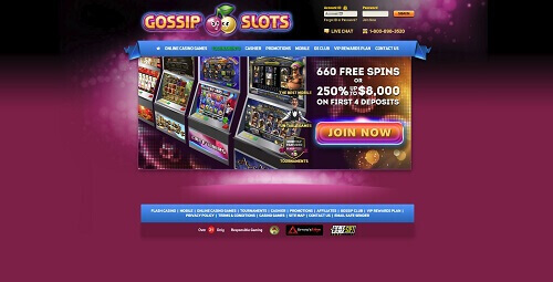 Gossip Slots Homepage-Revue de Casino