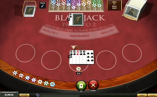 jeu en ligne Blackjack
